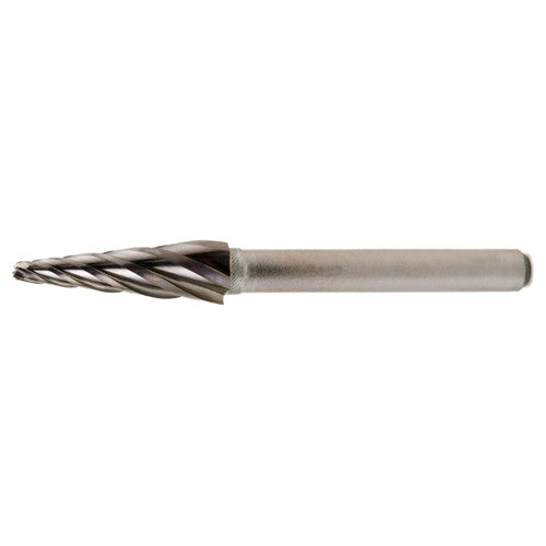 SL-6 Aluminum Cut Solid Carbide Bur-Cone Radius Shape - Exact Industrial Supply