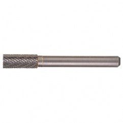 SB-2 Double Cut Solid Carbide Bur-Cylindrical with End Cut - A1 Tooling