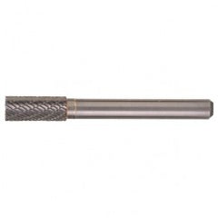 SB-2 Double Cut Solid Carbide Bur-Cylindrical with End Cut - A1 Tooling