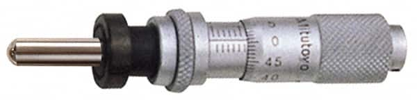 Mitutoyo - 13mm, 0.5118 Inch Thimble, 0.1969 Inch Diameter x 17.5mm Long Spindle, Mechanical Micrometer Head - A1 Tooling