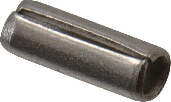 Value Collection - 1/16" Diam x 3/16" Long Slotted Spring Pin - Grade 18-8 Stainless Steel - A1 Tooling