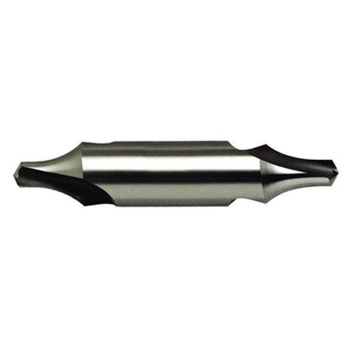 1.6 mm × 35.5 mm OAL 60 Degree HSS Center Drill Plain Uncoated - A1 Tooling