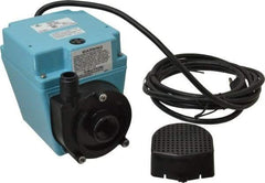 Little Giant Pumps - 670 GPH, 1/15 HP, 8.8 psi, Aluminum Miniature Submersible Pump - 3/4 Inch Inlet, 1/2 Inch MNPT Outlet, 10 Ft. Long Power Cord, 2.5 Amp - A1 Tooling