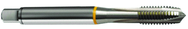 M1.4x0.30 6H 2-Flute Cobalt Yellow Ring Spiral Point Plug Tap-Bright - A1 Tooling