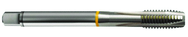 M1.6x0.35 6H 2-Flute Cobalt Yellow Ring Spiral Point Plug Tap-Bright - A1 Tooling