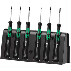 Wera - Screwdriver Sets Screwdriver Types Included: Phillips; Slotted; Microstix Number of Pieces: 6 - A1 Tooling