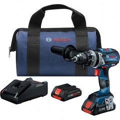 Bosch - 18 Volt 1/2" Keyless Chuck Cordless Hammer Drill - 0 to 31,500 BPM, 0 to 2,100 RPM, Reversible - A1 Tooling