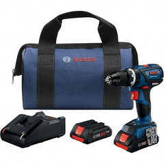 Bosch - 18 Volt 1/2" Keyless Chuck Cordless Hammer Drill - 0 to 28,500 BPM, 0 to 600 & 0 to 1,900 RPM, Reversible - A1 Tooling