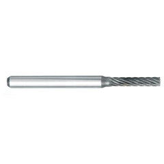 ‎SC-41 -3/32 × 7/16 LOC × 1/8 Shank × 1-1/2 OAL Cylindrical Ball Nose Carbide Medium Right Hand Spiral Burr - A1 Tooling