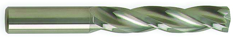 7.7mm Dia-Carbide HP 5XD Drill-150Â° Point-Bright - A1 Tooling