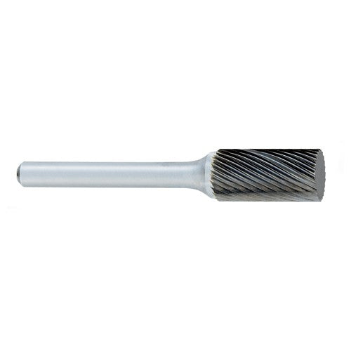 ‎SA-1 -1/4 × 5/8 LOC × 1/4 Shank × 2 OAL Cylindrical Carbide Medium Right Hand Spiral Burr - A1 Tooling