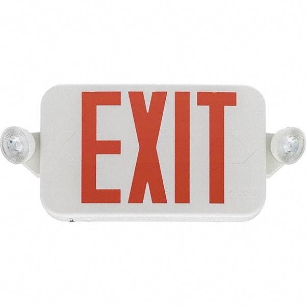 Lithonia Lighting - Combination Exit Signs Mounting Type: Ceiling Mount; End Mount; Wall Mount Number of Faces: 1 - A1 Tooling