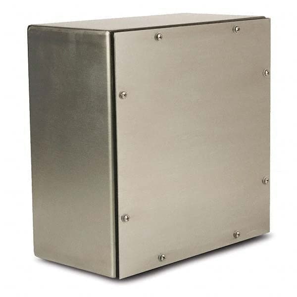 Wiegmann - NEMA 4X Stainless Steel Junction Box Enclosure with Screw Cover - A1 Tooling