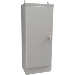 Wiegmann - NEMA 4X Stainless Steel Standard Enclosure with Cabinet Hinged Cover - A1 Tooling