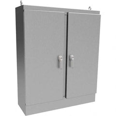 Wiegmann - NEMA 4X Stainless Steel Standard Enclosure with Cabinet Hinged Cover - A1 Tooling