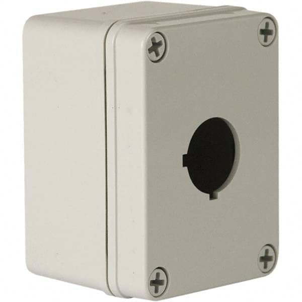 NEMA 4X Polycarbonate Standard Enclosure with Screw Cover 3″ Wide x 4″ High x 2″ Deep, Chemical & Corrosion Resistant & Watertight