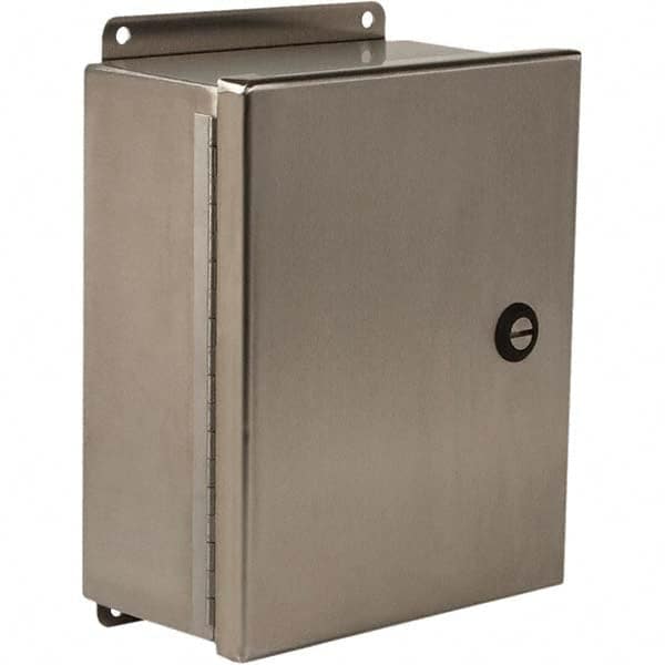 Wiegmann - NEMA 4 Stainless Steel Standard Enclosure with Continuous Hinge Cover - A1 Tooling