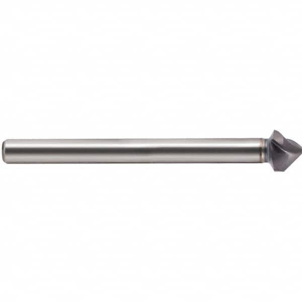 Guhring - 10.4mm Head Diam, 6mm Shank Diam, 3-Flute 90° High Speed Steel Countersink - A1 Tooling