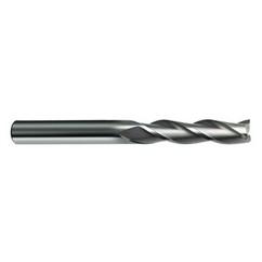 1/4 Dia. x 4 Overall Length 3-Flute Square End Solid Carbide SE End Mill-Round Shank-Center Cut-Uncoated - A1 Tooling