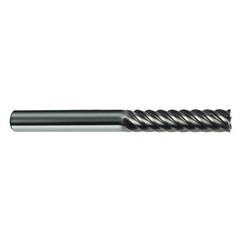 1/4" Dia. - 3" OAL - 45° Helix Bright Carbide End Mill - 6 FL - A1 Tooling