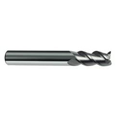 7.5mm Dia. - 63mm OAL - 45° Helix Bright Carbide End Mill - 3 FL - A1 Tooling