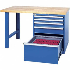 CNC Work Stations; Type: One Cabinet Modular Workstation; Station Type: One Cabinet Modular Workstation; Tool Type: HSK 50; Width (Inch): 60; Height (Inch): 35-1/4; Depth (Inch): 30; Number of Drawers: 5.0; Tool Type: HSK 50