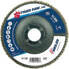 Weiler - Flap Discs Abrasive Type: Coated Flap Disc Type: Type 27 - A1 Tooling