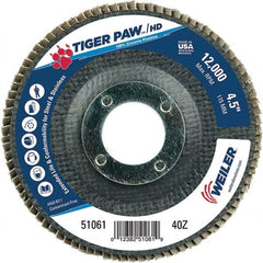 Weiler - Flap Discs Abrasive Type: Coated Flap Disc Type: Type 29 - A1 Tooling