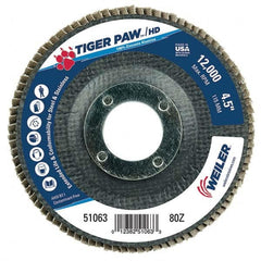 Weiler - Flap Discs Abrasive Type: Coated Flap Disc Type: Type 29 - A1 Tooling