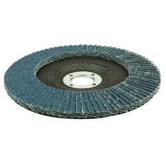 Flap Disc: 7/8″ Hole, 40 Grit, Zirconia Alumina, Type 29 Coated, Phenolic-Backed, 10,200 RPM