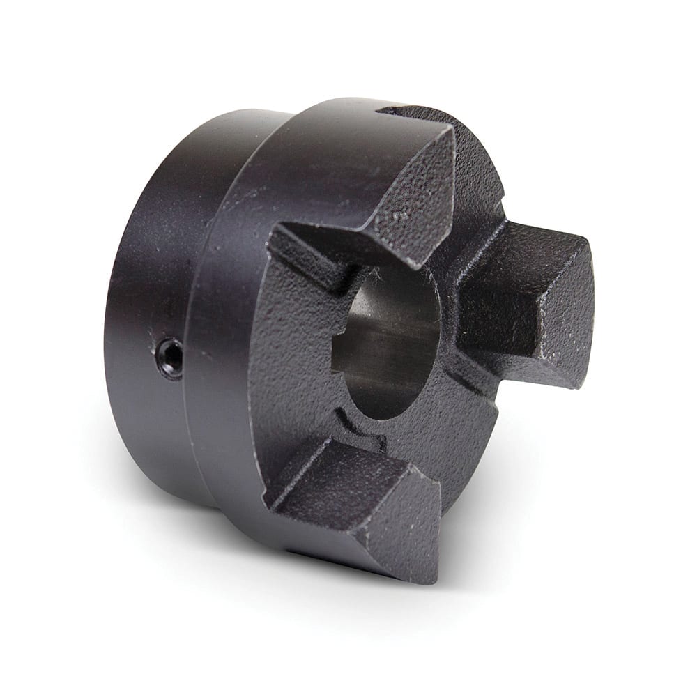 TB Wood's - Flexible Coupling; Type: Coupling Half ; Bore Diameter (Decimal Inch): 1.5 ; Maximum Bore Diameter (Inch): 1.5 ; Outside Diameter (Inch): 4.5 ; Overall Length (Inch): 1.94 ; Material: Cast Iron - Exact Industrial Supply