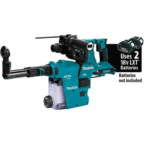 Makita - 36 Volt 1-1/8" SDS Plus Chuck Cordless Rotary Hammer - 5000 BPM, 0 to 980 RPM, Reversible - A1 Tooling