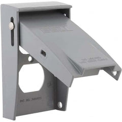 Hubbell-Raco - Weatherproof Box Covers Cover Shape: Rectangle Number of Holes in Outlet: 2 - A1 Tooling