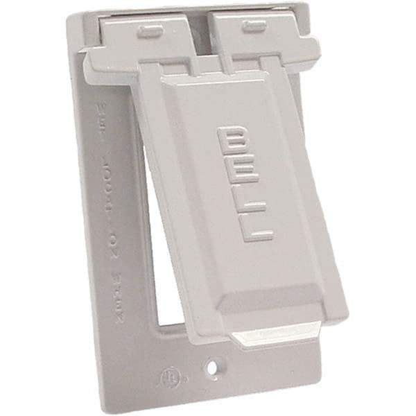 Hubbell-Raco - Weatherproof Box Covers Cover Shape: Rectangle Number of Holes in Outlet: 1 - A1 Tooling