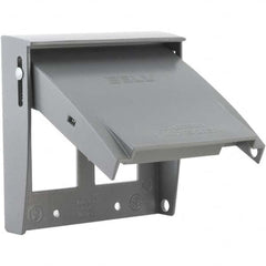 Hubbell-Raco - Weatherproof Box Covers Cover Shape: Rectangle Number of Holes in Outlet: 2 - A1 Tooling