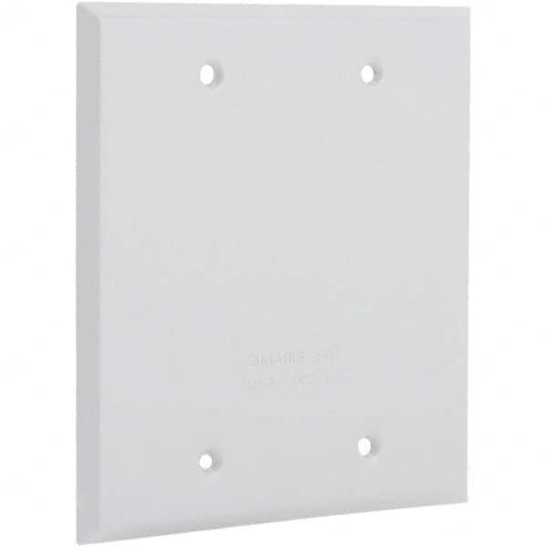 Hubbell-Raco - Weatherproof Box Covers Cover Shape: Rectangle Number of Holes in Outlet: 0 - A1 Tooling