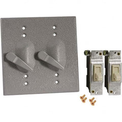 Hubbell-Raco - Weatherproof Box Covers Cover Shape: Rectangle Number of Holes in Outlet: 2 - A1 Tooling