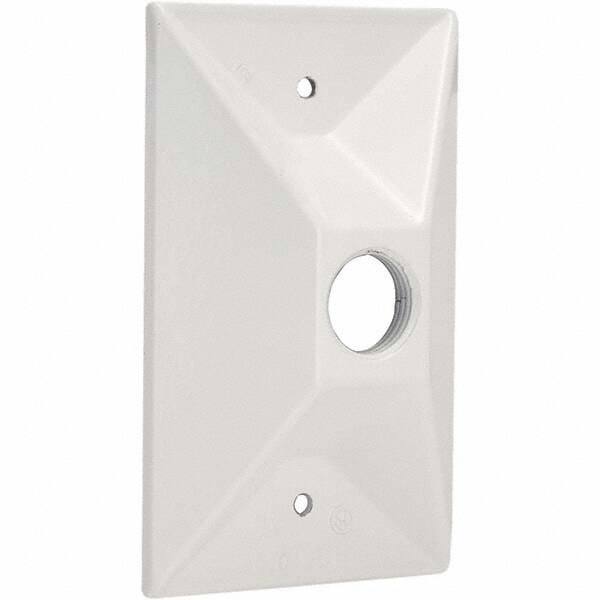 Hubbell-Raco - Weatherproof Box Covers Cover Shape: Rectangle Number of Holes in Outlet: 1 - A1 Tooling