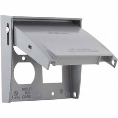 Hubbell-Raco - Weatherproof Box Covers Cover Shape: Rectangle Number of Holes in Outlet: 3 - A1 Tooling