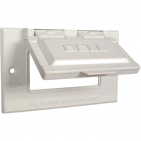 Hubbell-Raco - Weatherproof Box Covers Cover Shape: Rectangle Number of Holes in Outlet: 1 - A1 Tooling