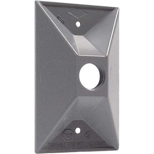 Hubbell-Raco - Weatherproof Box Covers Cover Shape: Rectangle Number of Holes in Outlet: 1 - A1 Tooling