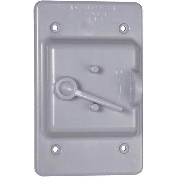 Hubbell-Raco - Weatherproof Box Covers Cover Shape: Rectangle Number of Holes in Outlet: 1 - A1 Tooling