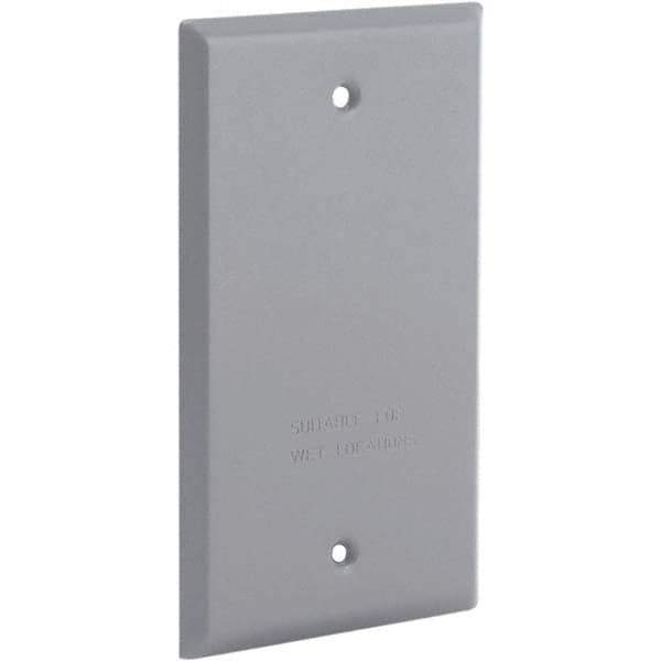 Hubbell-Raco - Weatherproof Box Covers Cover Shape: Rectangle Number of Holes in Outlet: 0 - A1 Tooling