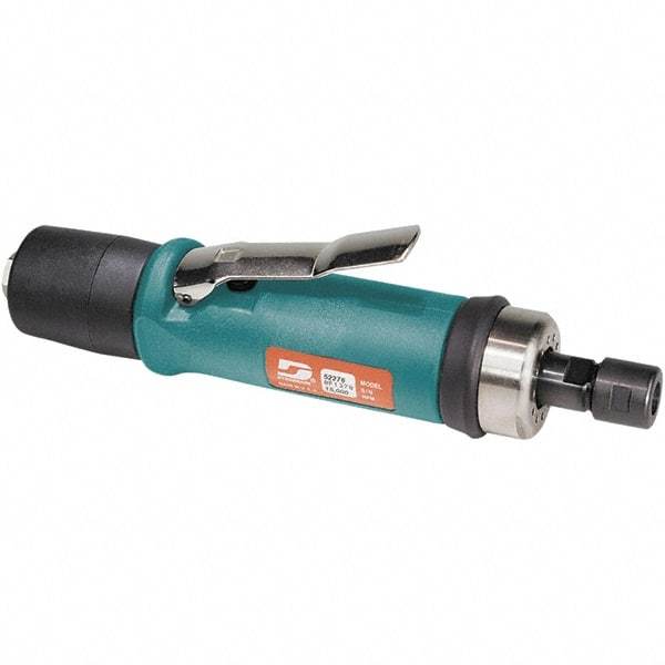 Dynabrade - 1/4" Collet, Straight Handle, Air Straight Die Grinder - 20,000 RPM, Rear Exhaust, 37 CFM, 0.7 hp, 90 psi, 1/4 NPT Inlet - A1 Tooling