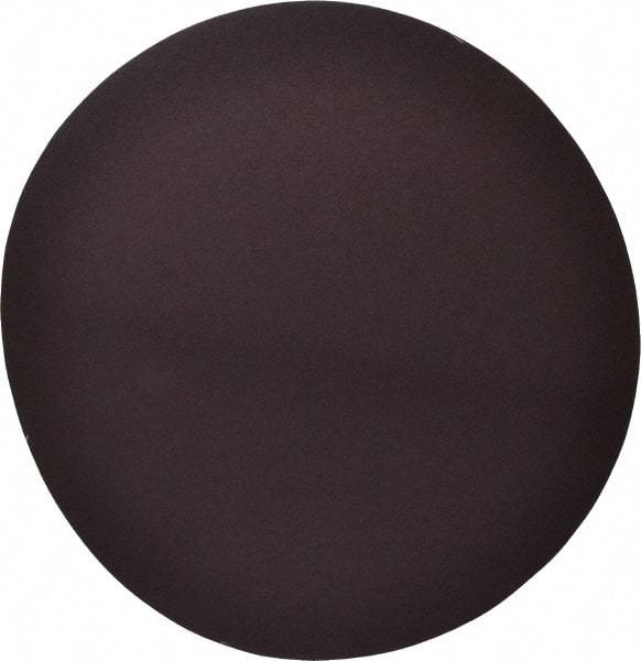 Norton - 12" Diam, 120 Grit Aluminum Oxide Adhesive PSA Disc - Medium Grade, Brown, X Weighted Backing, Flexible - A1 Tooling