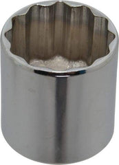 Proto - 1-5/16", 1/2" Drive, Standard Hand Socket - 12 Points, 1-55/64" OAL, Chrome Vanadium, Chrome Finish - A1 Tooling