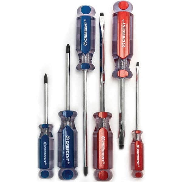 Crescent - Screwdriver Sets Screwdriver Types Included: Philips , Slotted Number of Pieces: 6 - A1 Tooling