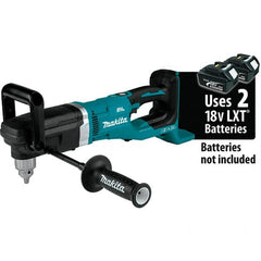 Makita - 36 Volt 1/2" Chuck Right Angle Handle Cordless Drill - 0-1400 RPM, Reversible, Lithium-Ion Batteries Not Included - A1 Tooling