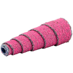 Merit Abrasives - 1/2 x 1-1/2" Medium Ceramic Alumina Full Taper Cartridge Roll - A1 Tooling