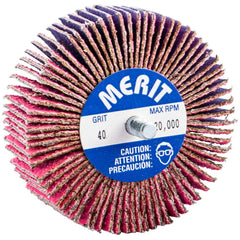 Merit Abrasives - 3 x 1" 40 Grit Ceramic Alumina Unmounted Flap Wheel - A1 Tooling